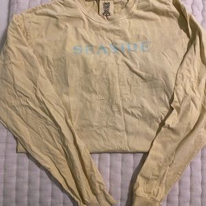 “Seaside” Comfort Colors Womens Long Sleeve Shirt